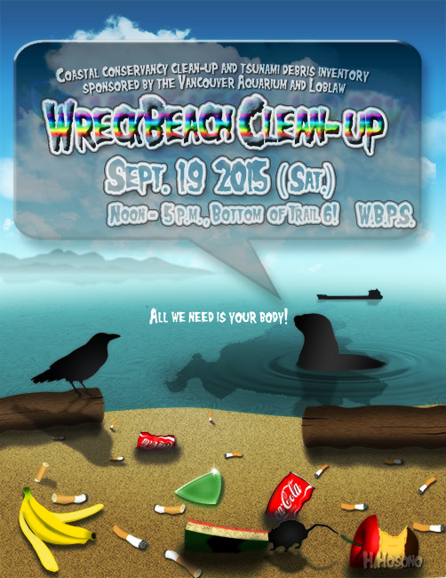 Wreck-Beach-Clean-up-day-2015